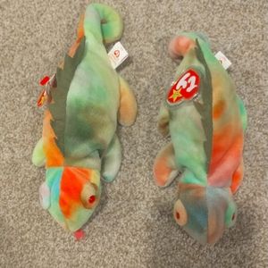 Ty beanie babies -Iggy (with and without tongue)